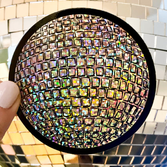 Disco Ball Glitter Sticker