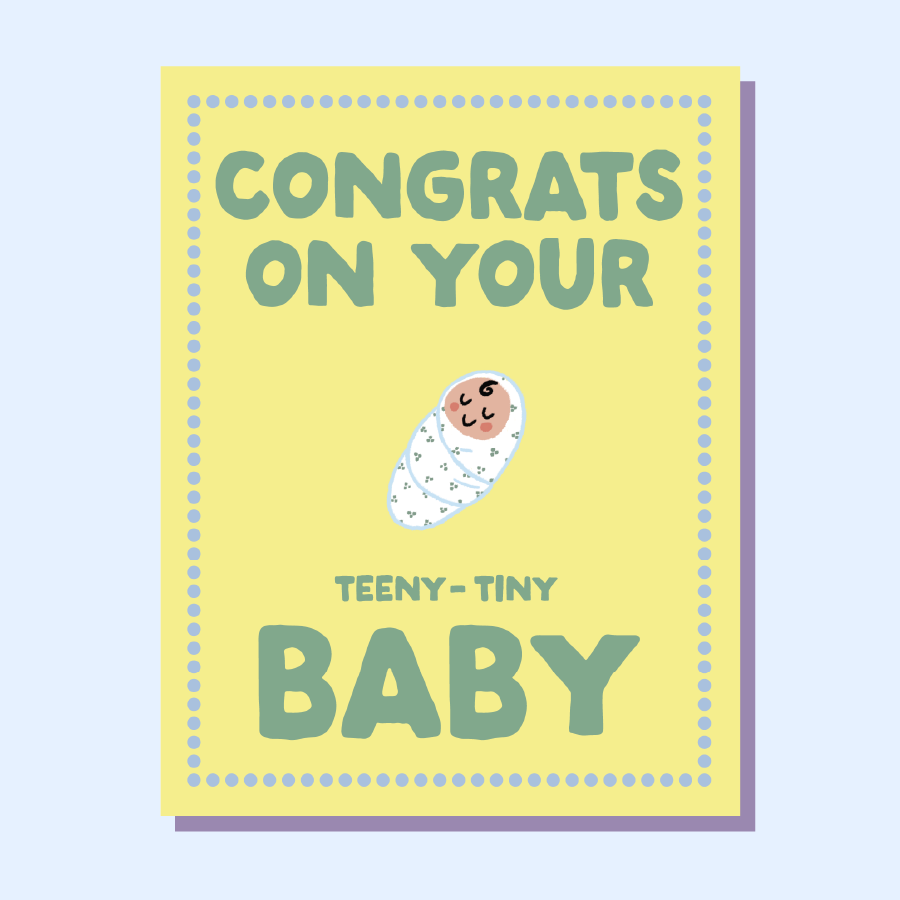 Teeny Tiny Baby Card