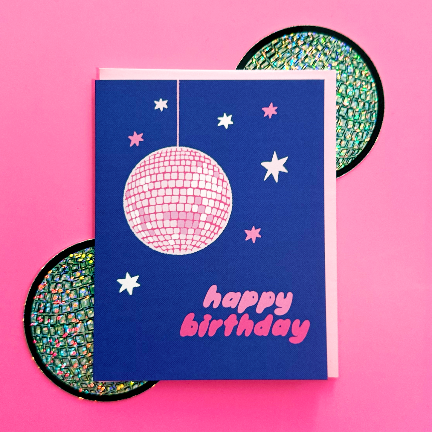 Disco Happy Birthday Greeting Card