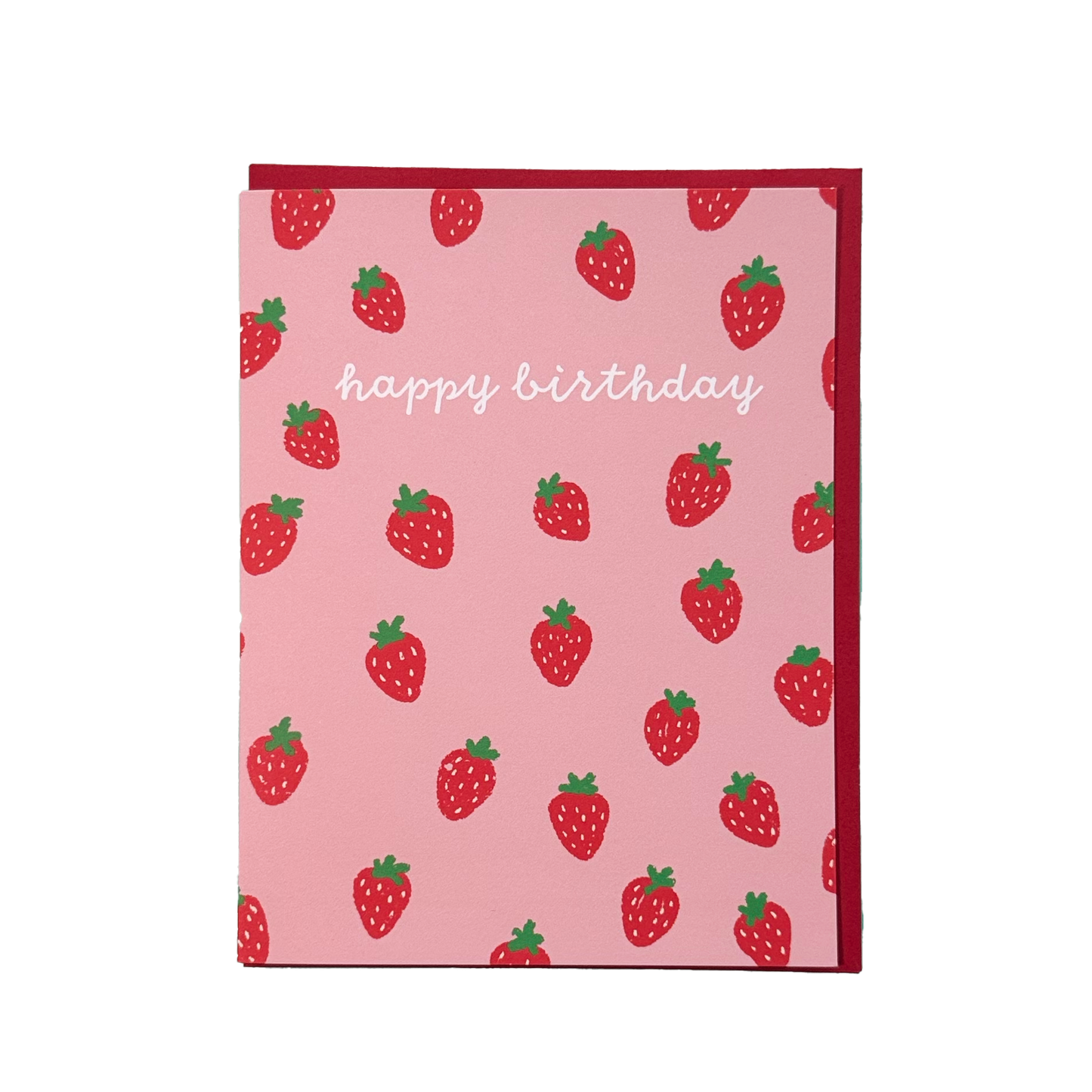 Strawberry Happy Birthday Card