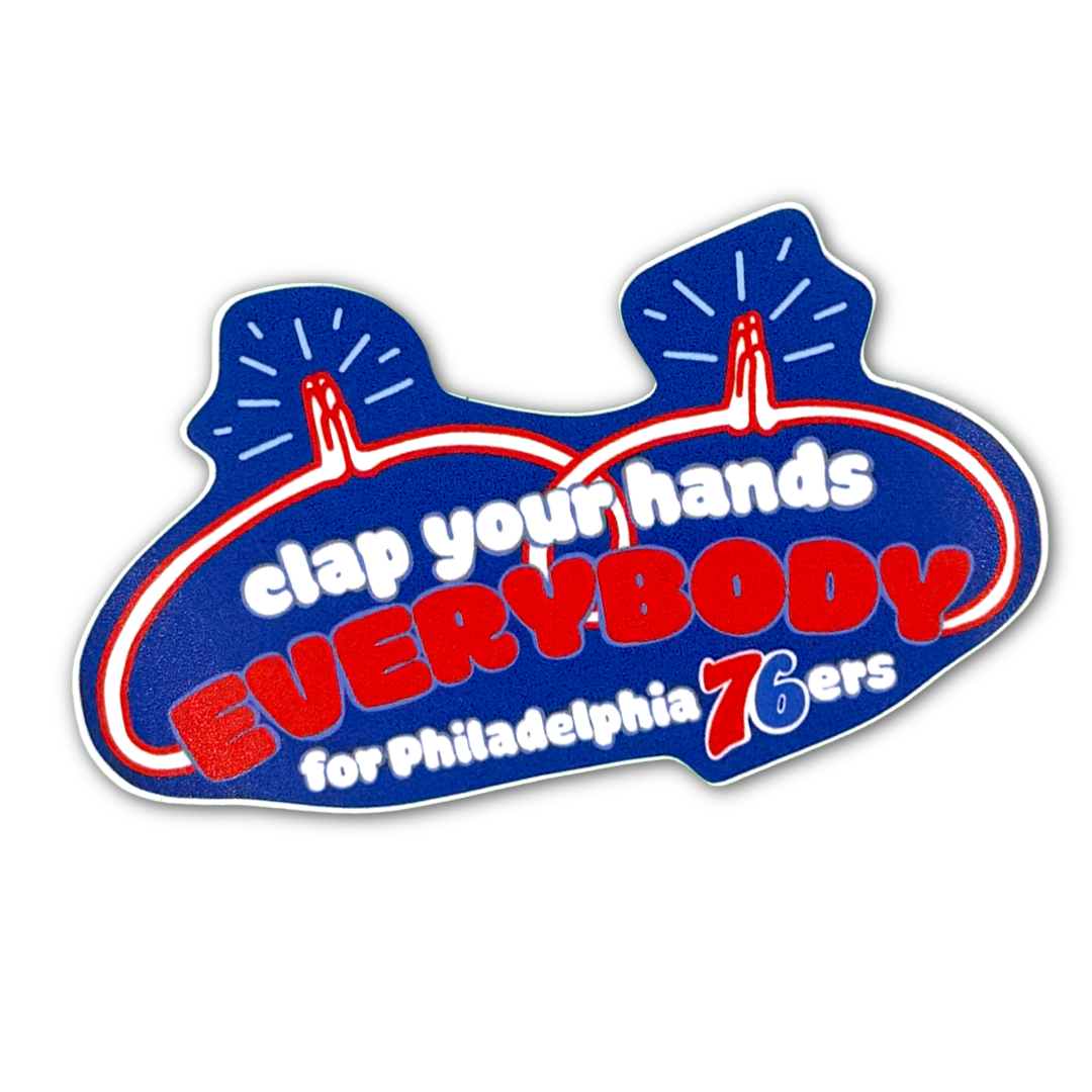 Clap Your Hands Philadelphia Sixers Sticker