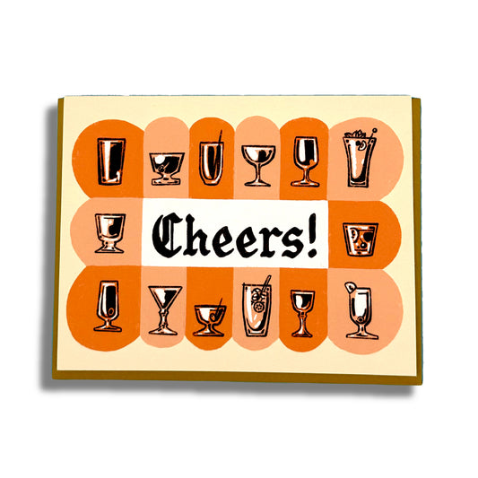Cheers! Cocktail Congratulations Card