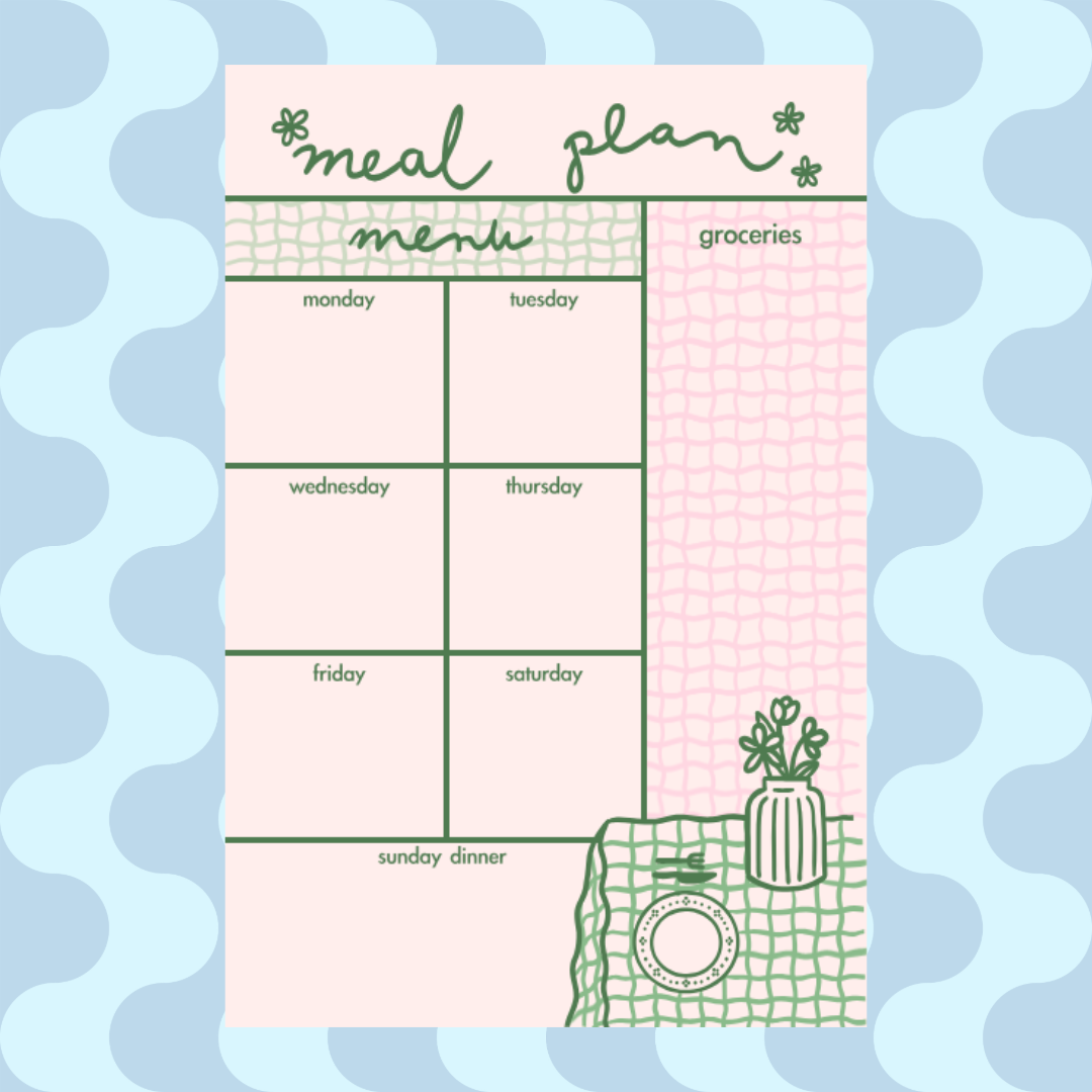 Meal Plan Notepad