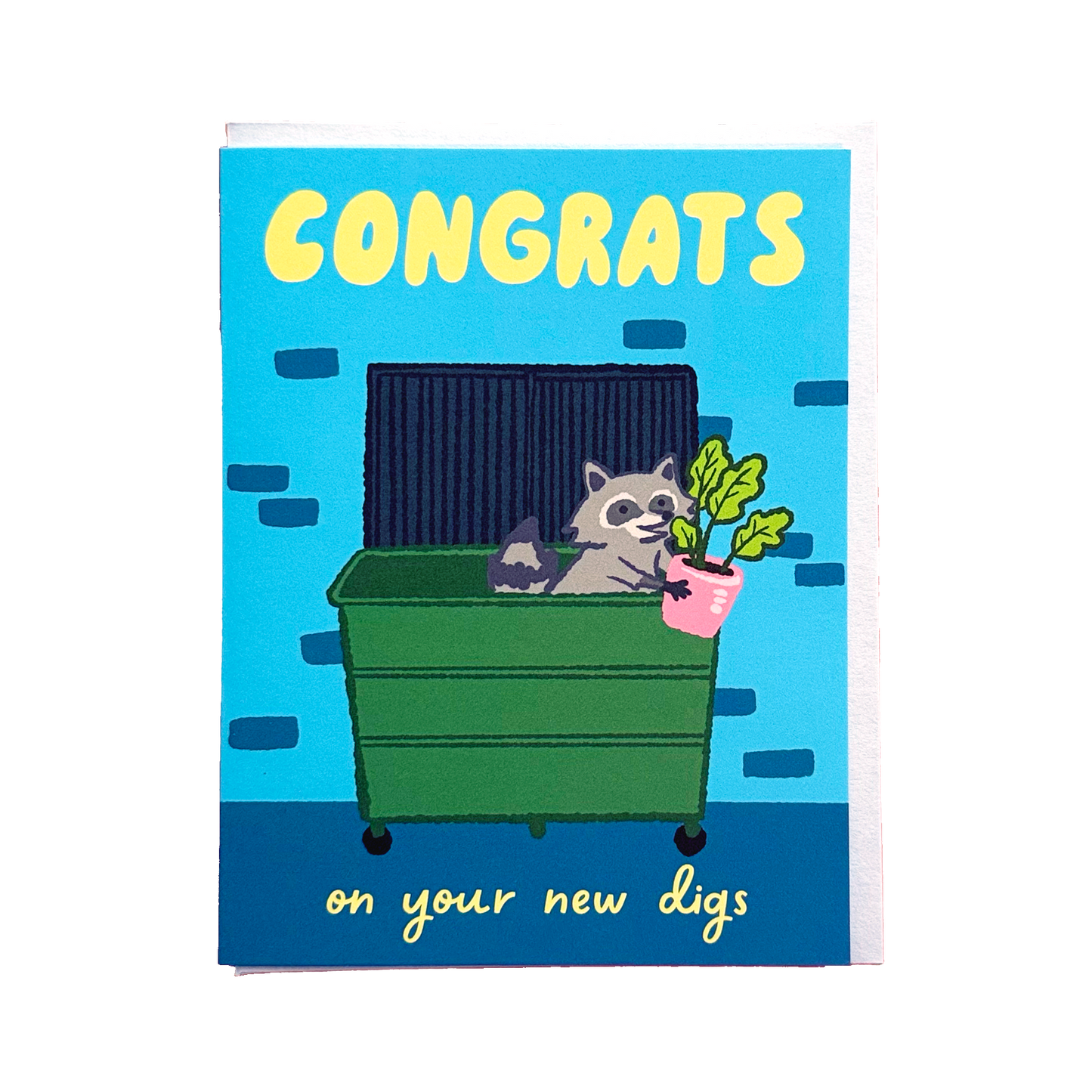 New Digs New Home Greeting Card