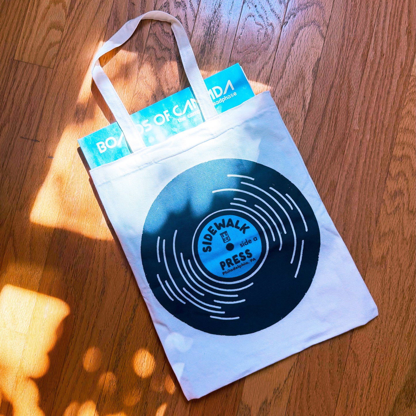Sidewalk Press Record Tote