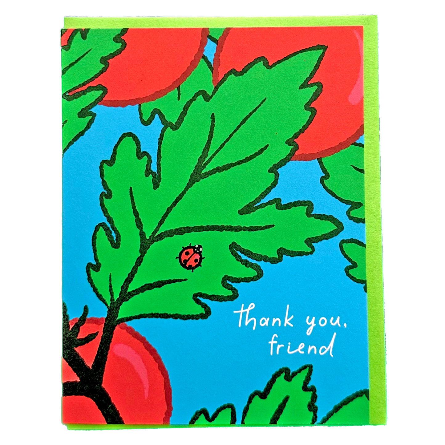 Tomato Friend Thank You Greeting Card