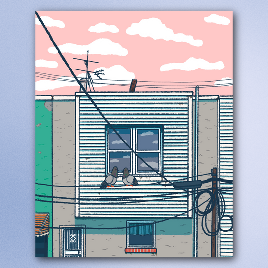 Back Window Art Print