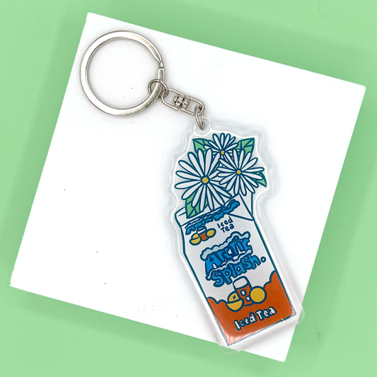 Arctic Splash Acrylic Keychain