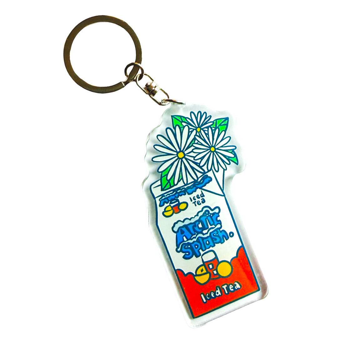 Arctic Splash Acrylic Keychain