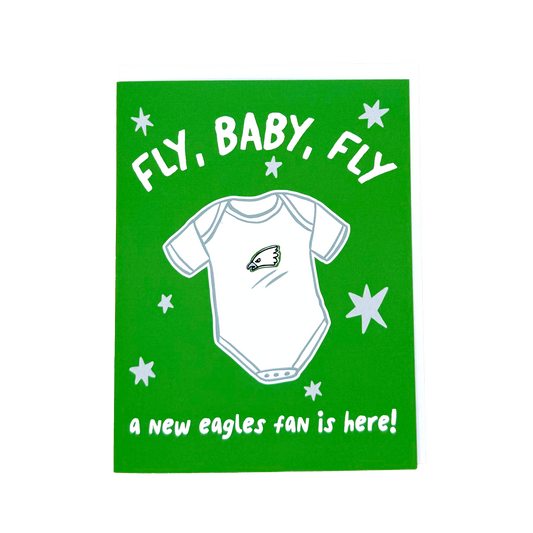 Eagles Fan Baby Card