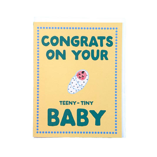 Teeny Tiny Baby Card