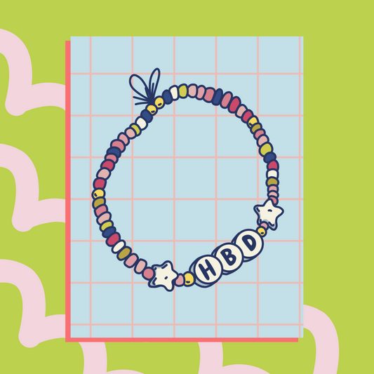 Friendship Bracelet Birthday Card