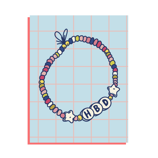 Friendship Bracelet Birthday Card