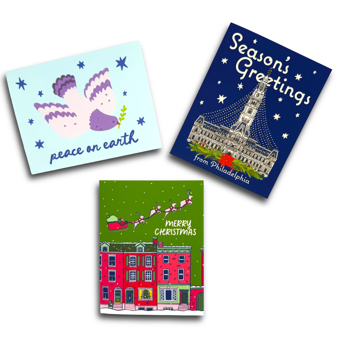 Santa's Sleigh Holiday Greeting Card