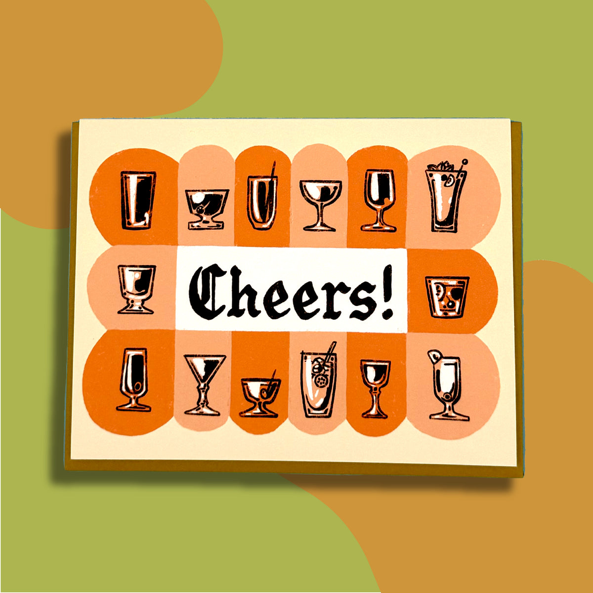 Cheers! Cocktail Congratulations Card