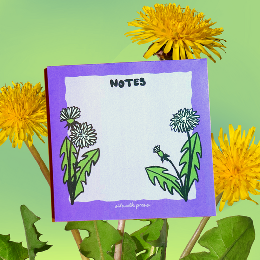 Dandelion Notes Pad