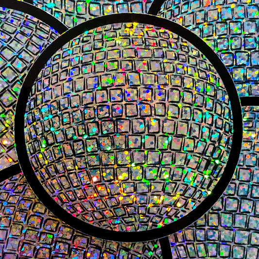 Disco Ball Glitter Sticker