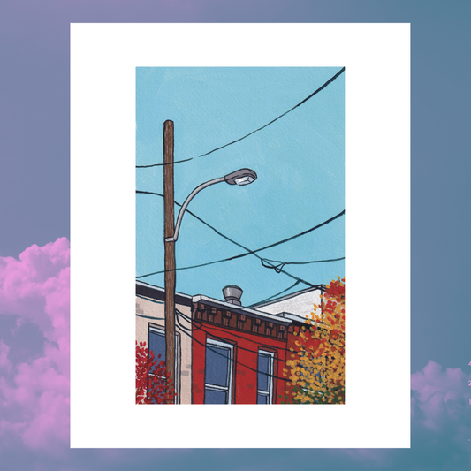 Fall on Iseminger Art Print