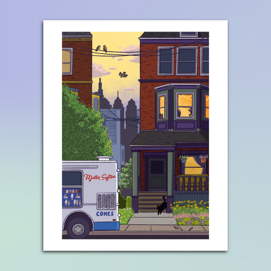 Summer Evening Art Print