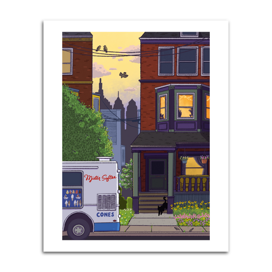 Summer Evening Art Print