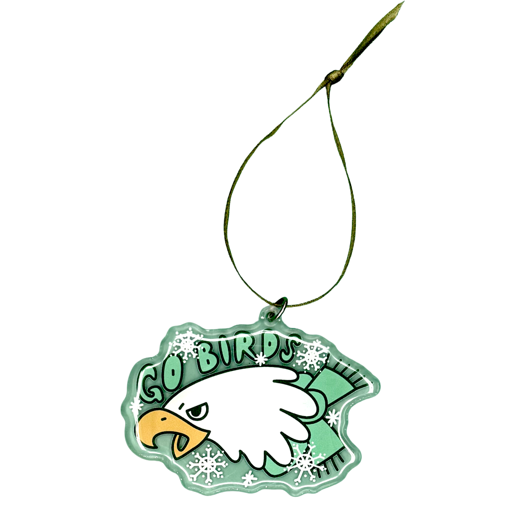 Go Birds Acrylic Ornament