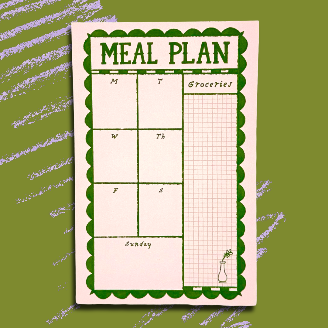 Green Flower Meal Plan Pad