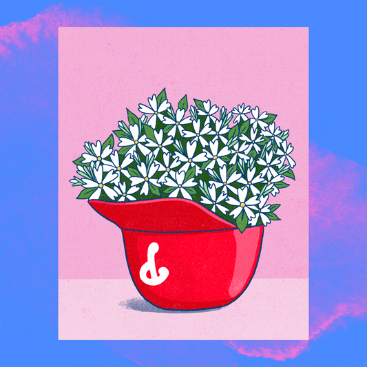 Phillies Ice Cream  Helmut Flowers Art Print