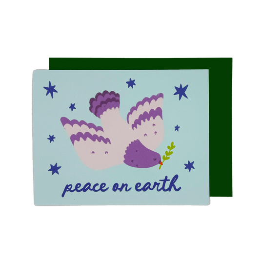 Peace on Earth Pigeon Holiday Greeting Card Boxed Set of 6