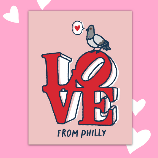 Love From Philly Greeting Card