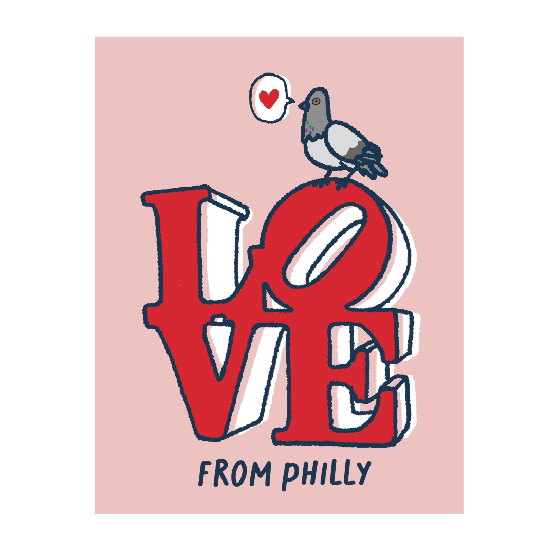 Love From Philly Greeting Card