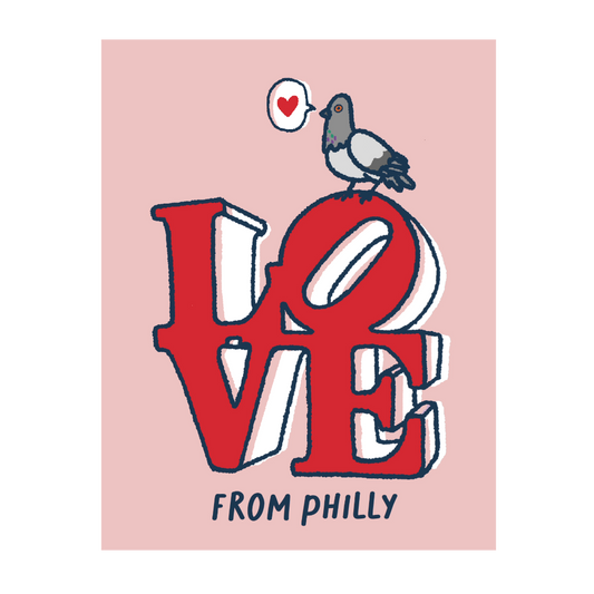 Love From Philly Greeting Card