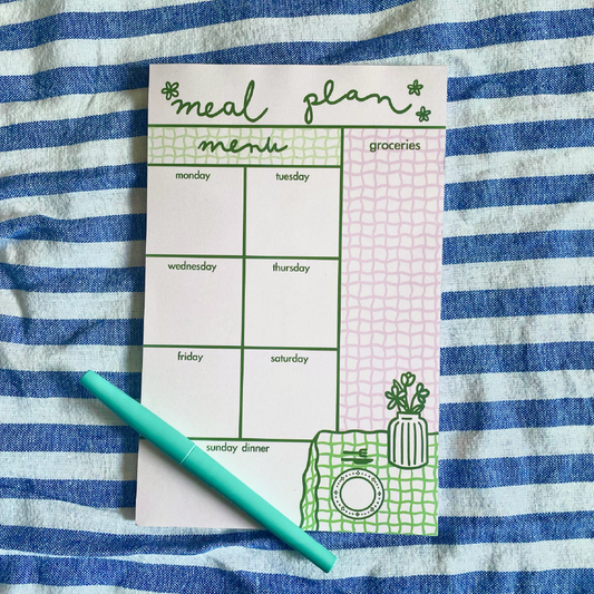 Meal Plan Notepad
