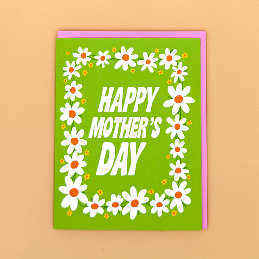Flower Chain Mother's Day Greeting Card