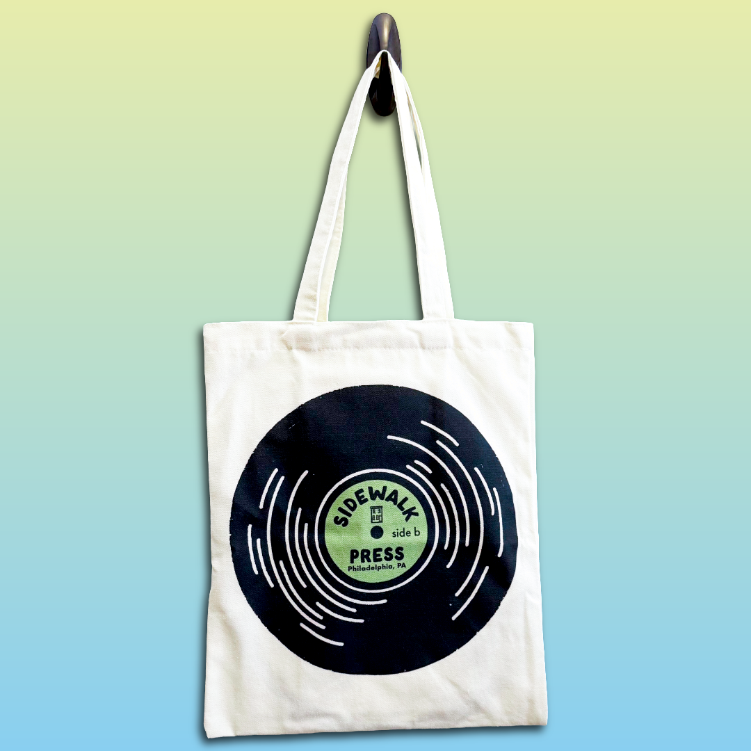 Sidewalk Press Record Tote