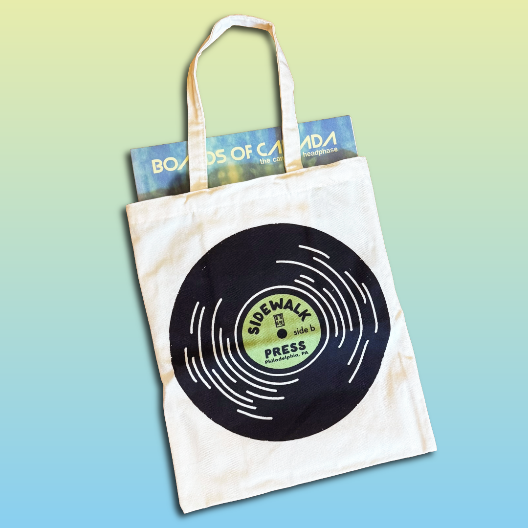 Sidewalk Press Record Tote