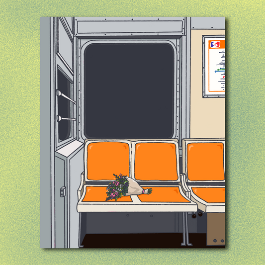 Subway Flowers Art Print